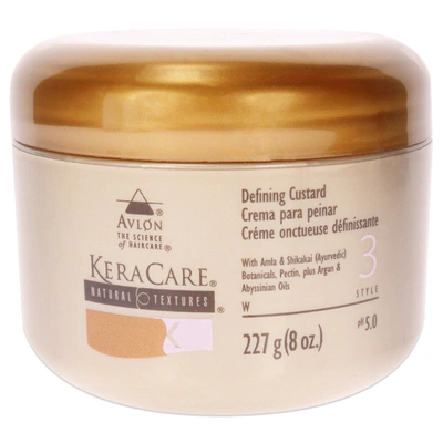 Avlon Keracare Natural Defining Custard Cream For Unisex 8 oz Cream In Silver
