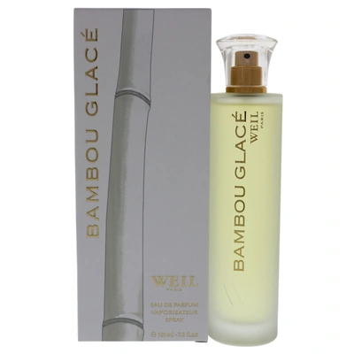 Weil Bambou Glace For Women 3.3 oz Edp Spray In Green