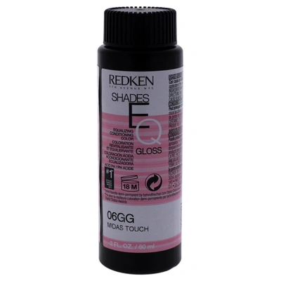 Redken Shades Eq Color Gloss 06gg - Midas Touch For Unisex 2 oz Hair Color In Silver