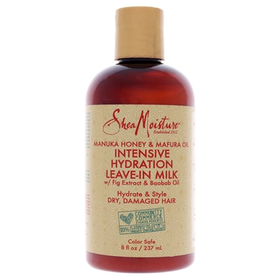 Shea Moisture Manuka Honey And Mafura Oil Intensive Hydration Leave-in Milk For Unisex 8 oz Cream In Silver