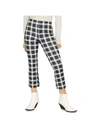 Sanctuary Cyber Disco  Womens Plaid Cropped Leggings In Grey
