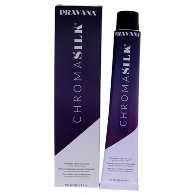 Pravana Chromasilk Creme Hair Color - 7.7 Light Violet Blonde For Unisex 3 oz Hair Color In Blue