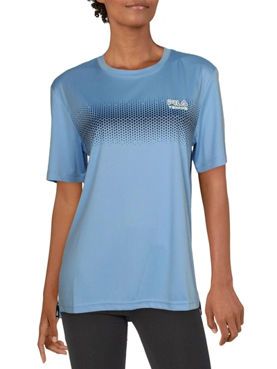 Fila Womens Tennis Fitness T-shirt In Blue
