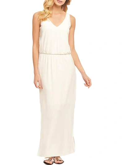 Tart Cassandra Womens Tie Back Sleeveless Maxi Dress In Beige