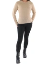 ADYSON PARKER WOMENS KNIT RIBBED TRIM PULLOVER SWEATER