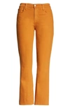 L'agence Sada High-rise Crop Slim-fit Jeans In Honey