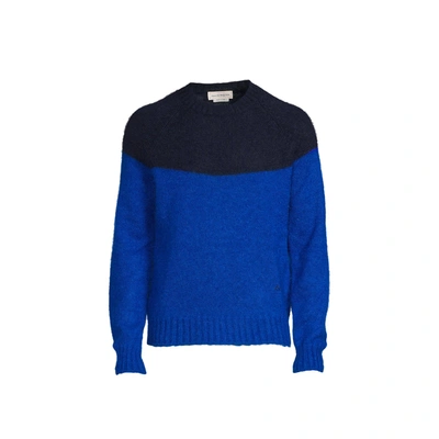 Alexander Mcqueen Wool Sweater In Blue