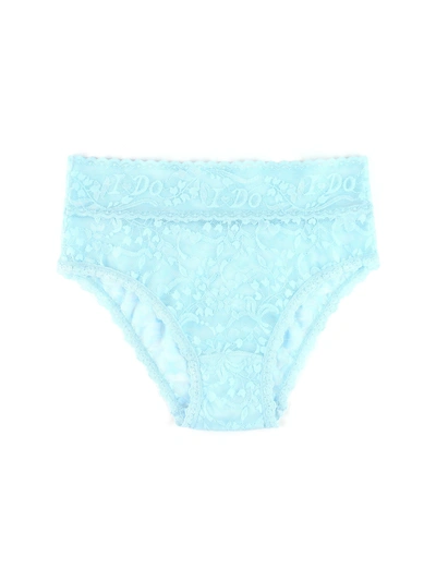 Hanky Panky I Do Shimmer Cheeky Brief In Blue