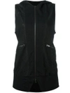 LOST & FOUND LOST & FOUND RIA DUNN SLEEVELESS PERFORATED JACKET - BLACK,20543384BLACK11929323