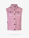 Moncler Gumiane Puffer Vest In Color Carne Y Neutral