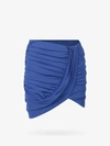 Balmain Synthetic Fibers Skirt In Blue