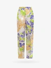 Versace Baroque-style Trousers For Women In Green