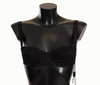 Dolce & Gabbana Black Polka Dot Satin Lace Balconette Bra In Black