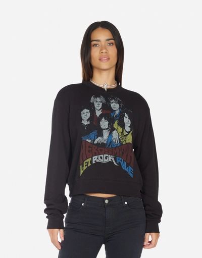 Lauren Moshi Spalding Vintage Aerosmith In Black
