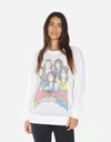Lauren Moshi Zeta Vintage Aerosmith In Milk Burnout