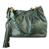 LAGGO Chantal Leather Bag in Hunter Green