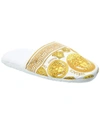 Versace Medusa Amplified Slippers In White