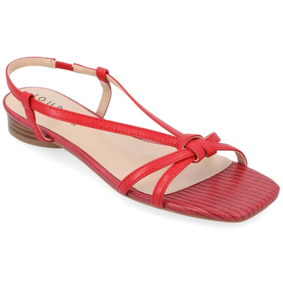 Journee Collection Collection Women's Bridget Sandals In Red