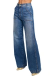 Ramy Brook Theodora High Rise Wide Leg Jeans In Medium Wash In Medium Wash