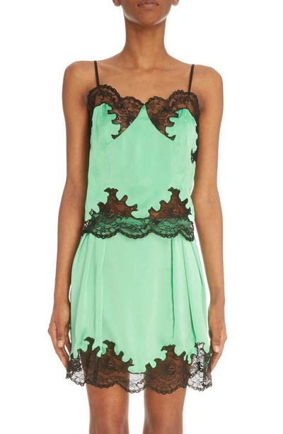 Rabanne Lace Top In Green
