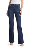 WIT & WISDOM 'AB'SOLUTION BUTTON TRIM FLARE JEANS