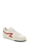 Rag & Bone Retro Court Sneaker In Offwht/red