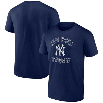 Fanatics Branded Navy New York Yankees Second Wind T-shirt
