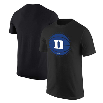 Nike Black Duke Blue Devils Basketball Logo T-shirt