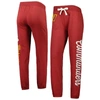 G-III 4HER BY CARL BANKS G-III 4HER BY CARL BANKS BURGUNDY WASHINGTON COMMANDERS SCRIMMAGE FLEECE PANTS