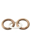 Renwil Ren-wil Lusine Three Chain Link Decorative Object In Natural