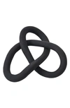 Renwil Binna Infiniti Knot Statue In Matte Black