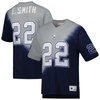 MITCHELL & NESS MITCHELL & NESS EMMITT SMITH NAVY/GRAY DALLAS COWBOYS RETIRED PLAYER NAME & NUMBER DIAGONAL TIE-DYE 