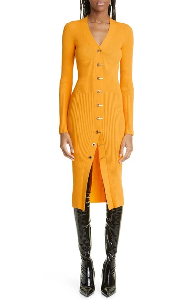 knee length dresses for ladies Dion Lee Size 6 Long Sleeve Ribbed Sculpted Dress - Luxury used Designer Dresses main image 0