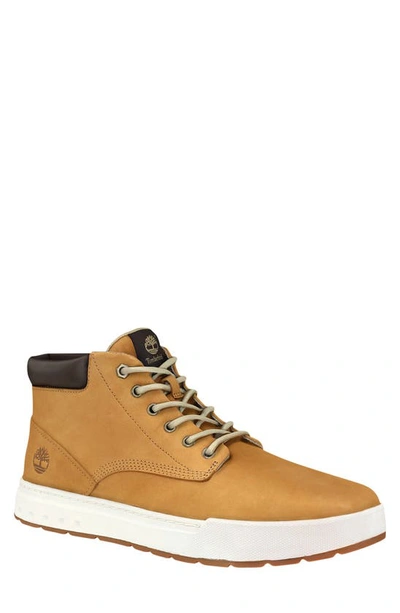 Timberland Maple Grove Mid Lace Up Sneaker Wh In Wheat