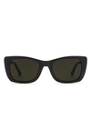 ELECTRIC PORTOFINO 52MM RECTANGULAR SUNGLASSES