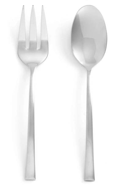 Nambe Taos 2-piece Serving Set In Silver