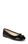 Sam Edelman Felicia Luxe Flat In Black Patent