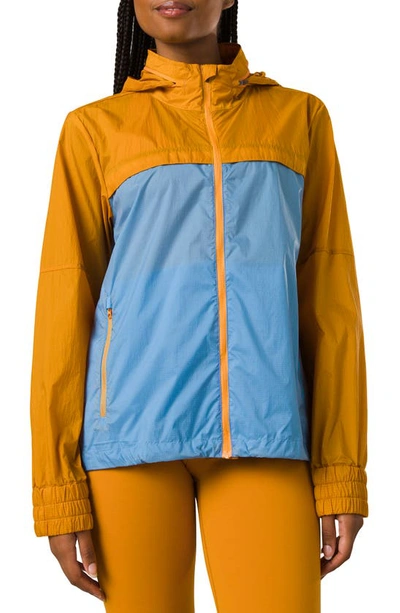 Prana Whistler Water Resistant Jacket In Deep Solstice Colourblock