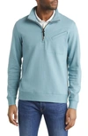 BILLY REID DOUBLE KNIT HALF-ZIP PULLOVER