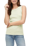 Michael Stars Paloma Cotton Tank Top In Limoncello