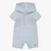 GIVENCHY BLUE 4G JACQUARD HOODED BABY SHORTIE