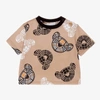 BURBERRY BEIGE THOMAS BEAR BABY T-SHIRT