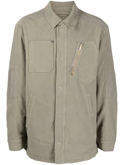 Objects Iv Life Gray Stamp Jacket In Green