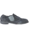 GUIDI distressed slippers,HORSELEATHER100%