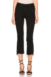 Mother The Insider Crop Step Fray Jeans In Not Gulity In Not Guilty