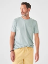 Faherty Sunwashed Pocket T-shirt In Blue Breeze