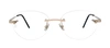 Cartier Ct0028o 001 Oval Eyeglasses In Clear