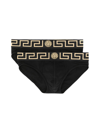 VERSACE SET OF TWO BRIEFS WITH GREEK BORDER