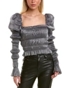 Caroline Constas Delilah Top In Grey