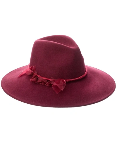 Eugenia Kim Emmanuelle Wool Fashion Hat In Red